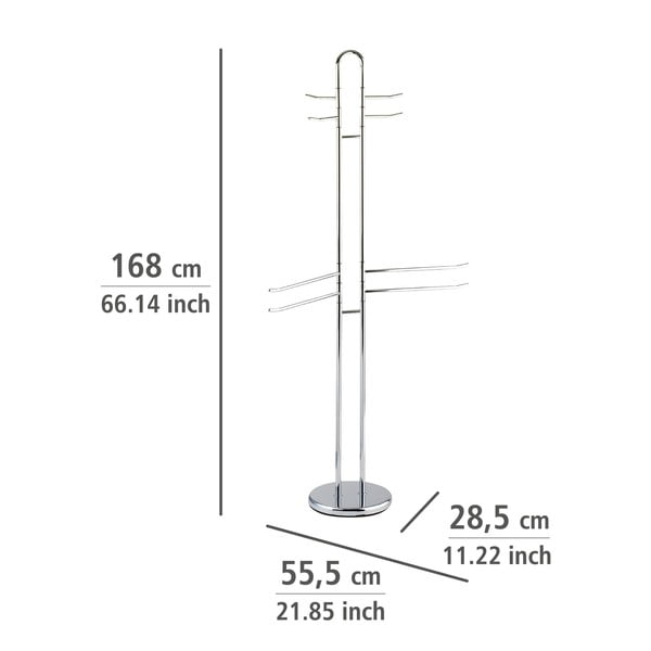 Oceľový stojan na uteráky Palermo - Wenko-image-2