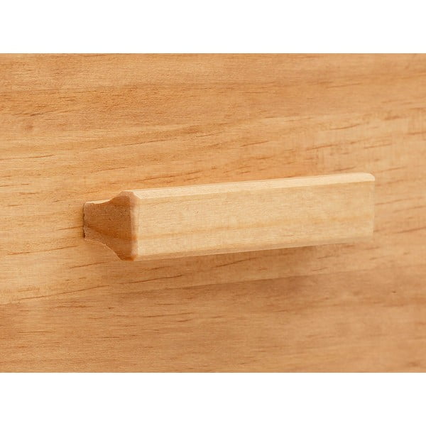 Komoda z borovicového dreva s ratanovými dvierkami Støraa Jolene, šírka 90 cm-image-1