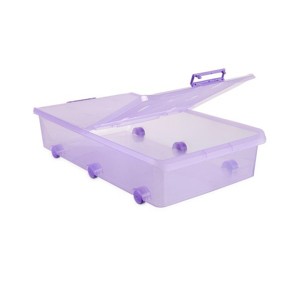 Fialový úložný box pod posteľ na kolieskach Ta-Tay Storage Box-image-2