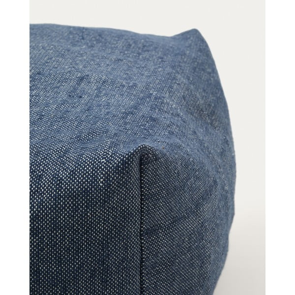 Tmavomodrý záhradný taburet Vedell – Kave Home-image-3