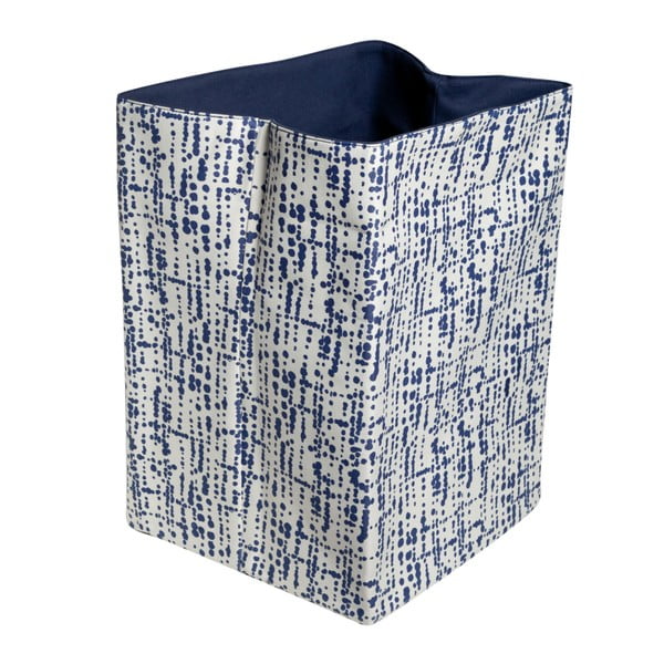 Modrý textilný kôš Cosy & Trendy  Magic, 35 x 35 x 45 cm