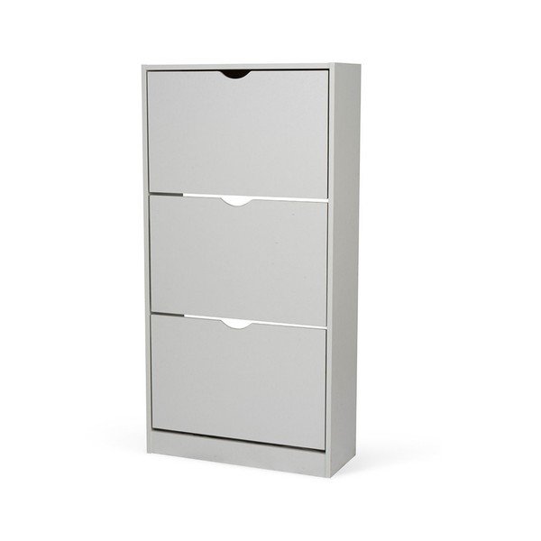 Sivá výklopná skrinka na topánky 60x118x24 cm Stelo – Bonami Essentials