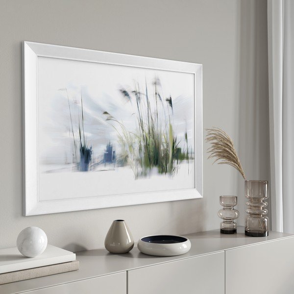 Tlačený obraz s rámom 56x75 cm Blue Grasses – Styler-image-2