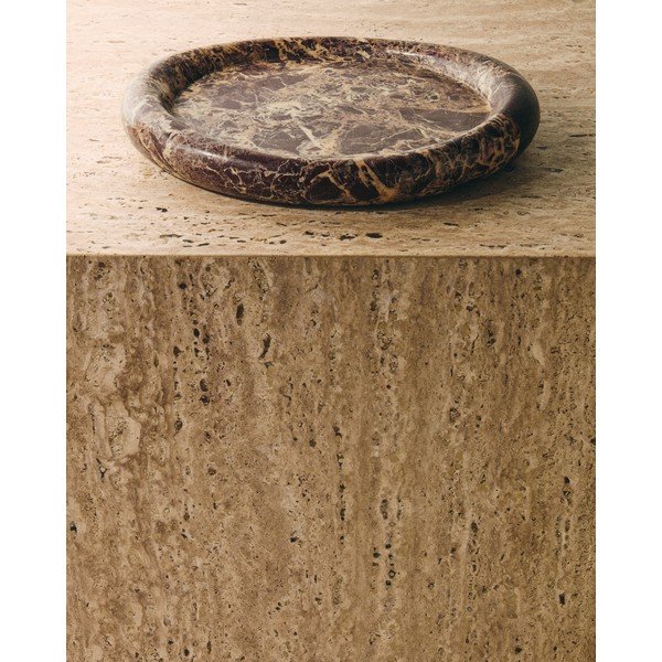 Mramorová dekoratívna tácka 23x30 cm Lenorel – Kave Home-image-1