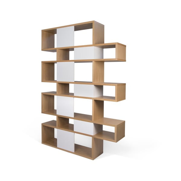 Svetlohnedá knižnica TemaHome London, 220 × 34 cm-image-2