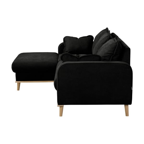 Čierna rohová pohovka (ľavý roh) Beata - Ropez-image-4