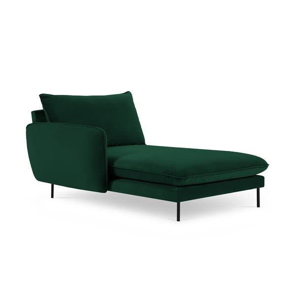 Tmavozelená zamatová leňoška (ľavý roh) Vienna – Cosmopolitan Design-image-3