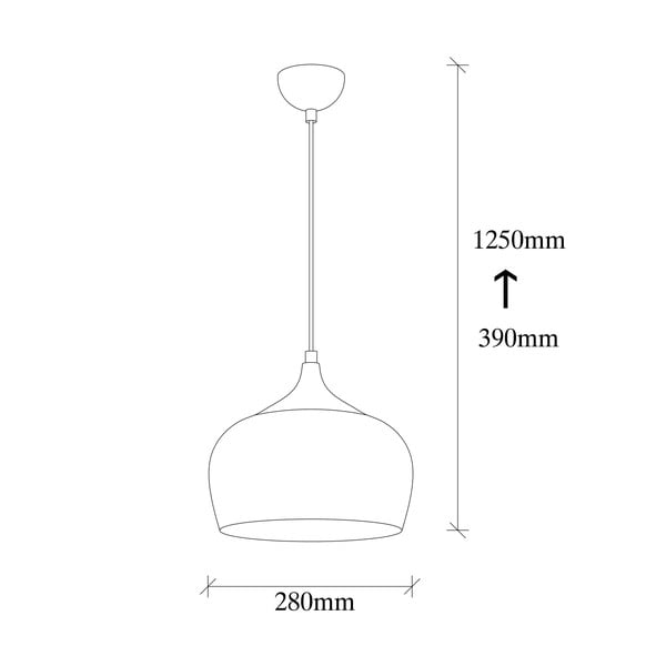 Hnedé závesné svietidlo Opviq lights Sağlam-image-3