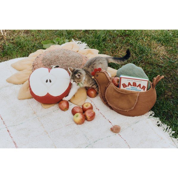 Bavlnený detský vankúšik ø 30 cm Apple – Lorena Canals-image-3