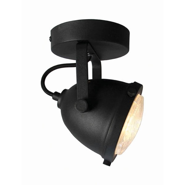 Čierne nástenné svietidlo LABEL51 Spot Moto Uno