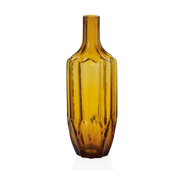 Jantárovo žltá sklenená váza Andrea House Amber, velká