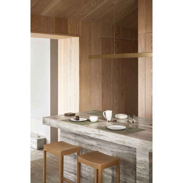 Hnedý dekoratívny drevený úložný box 11x11x3 cm Square S – LIND DNA-image-1