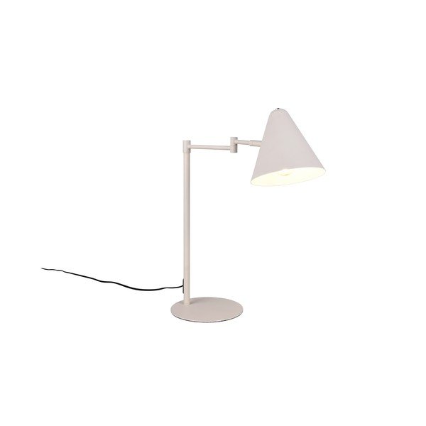 Slonovinová stolová lampa s ohýbateľnou konštrukciou (výška  50,5 cm) Cosima – Trio-image-3