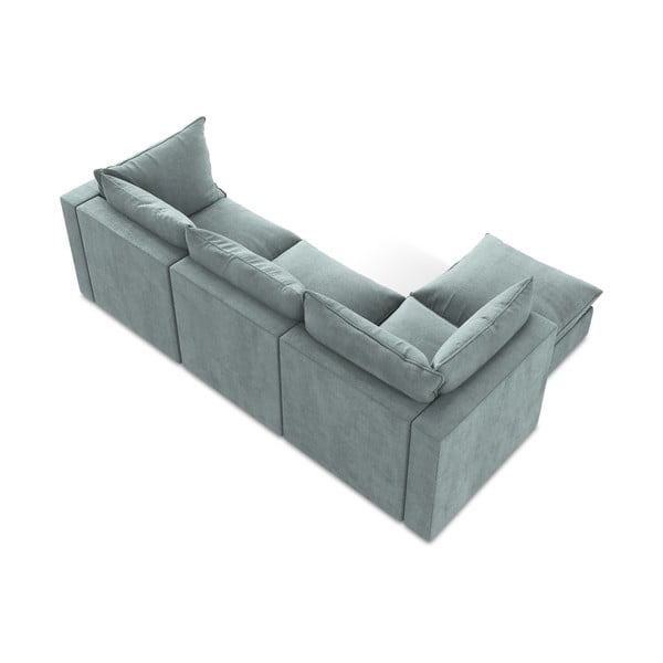 Modrá rohová pohovka (ľavý roh/s leňoškou) Manao – Makamii-image-3