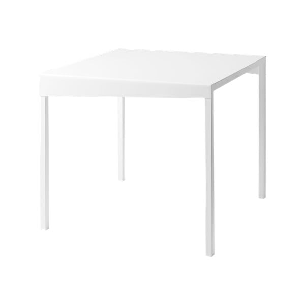 Biely odkladací stolík Custom Form Obroos, 50 × 50 cm