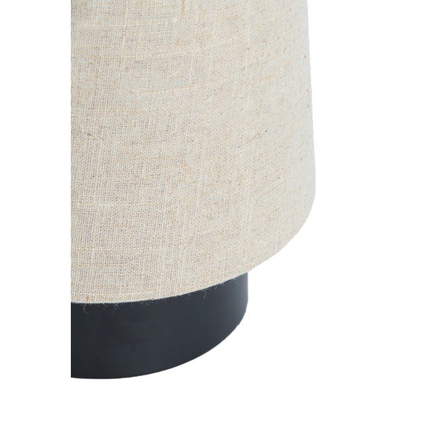 Béžová kovová stolová lampa s textilným tienidlom (výška  42 cm) Howie – Light & Living-image-4