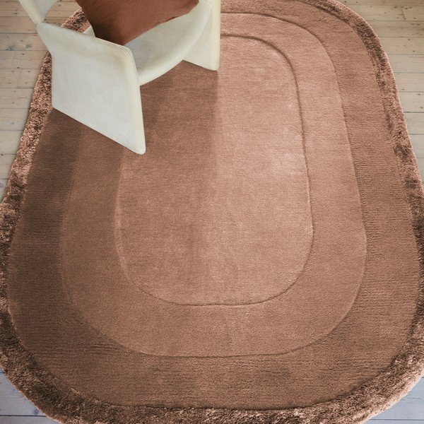 Ručne tkaný koberec s prímesou vlny v tehlovej farbe 160x230 cm Halo – Asiatic Carpets-image-1