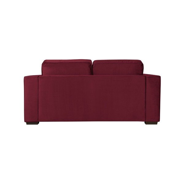 Dvojmiestna pohovka vo farbe burgundy Cosmopolitan Design Denver-image-3