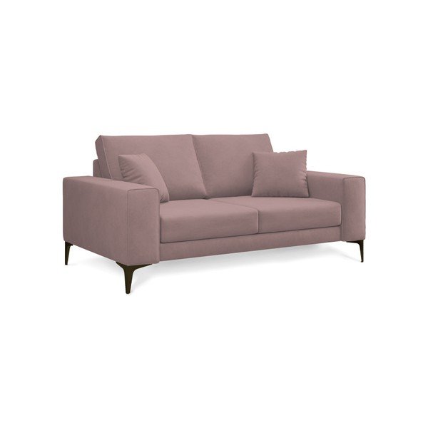 Pudrovoružová dvojmiestna pohovka Cosmopolitan Design Lugano-image-2
