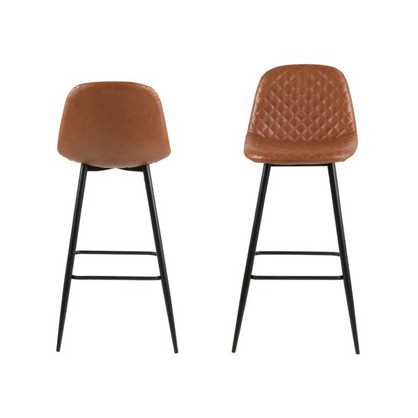 Sada 2 barových stoličiek Actona Wilma Barstool Vintage-image-2