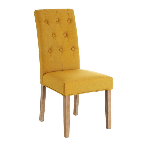 Žltá jedálenská stolička Ixia Silla
