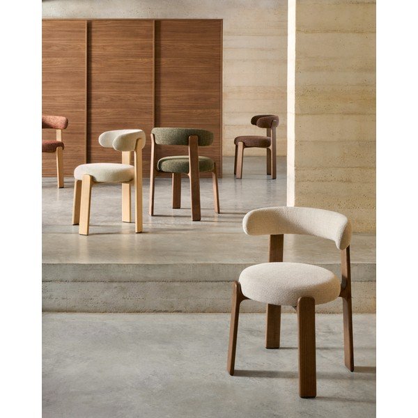 Béžová/v prírodnej farbe jedálenská stolička z jaseňového dreva Granite – Kave Home-image-1