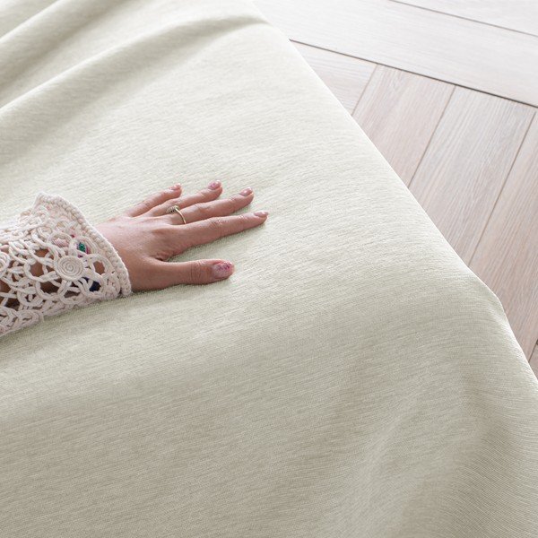 Krémový pléd zo ženilky 220x240 cm Talo – Filumi-image-3