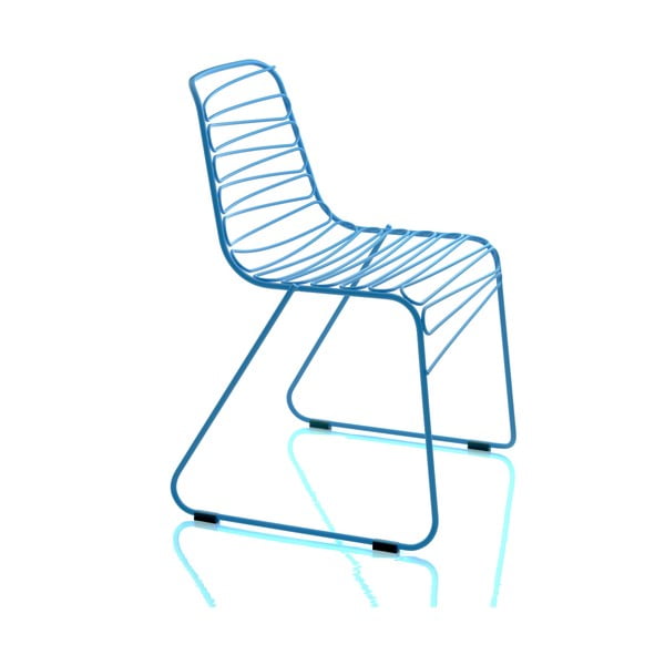 Modrá stolička Magis Flux