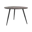 Okrúhly jedálenský stôl z teakového dreva 76x111 cm Webster – White Label