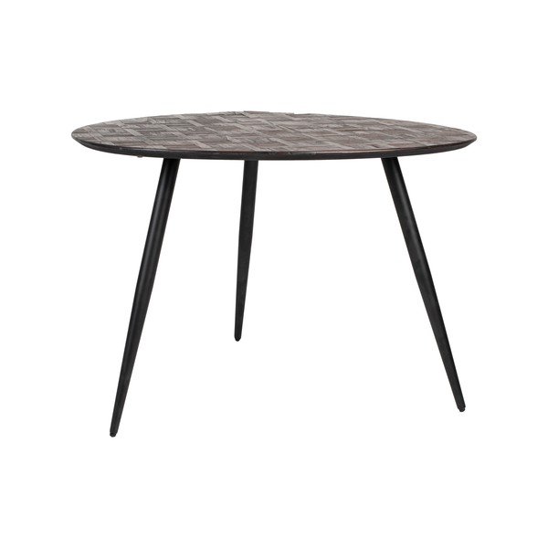 Okrúhly jedálenský stôl z teakového dreva 76x111 cm Webster – White Label