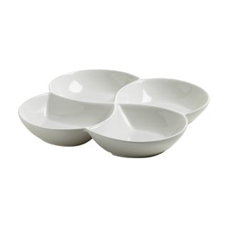 Biela porcelánová štvordielna miska Maxwell & Williams Basic, 26,5 x 26,5 cm