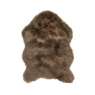 Tmavohnedá umelá kožušina Tiseco Home Studio Sheepskin, 60 × 90 cm