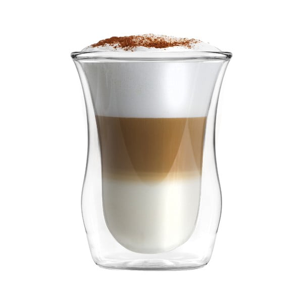 Dvojstenné sklenené hrnčeky v súprave 6 ks 250 ml – Vialli Design-image-1