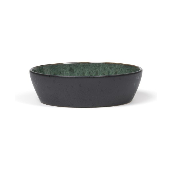Zelená/čierna kameninová miska Gastro Green/Black – Bitz