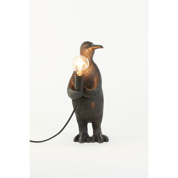 Čierna stolová lampa (výška 34 cm) Penguin - Light & Living-image-3