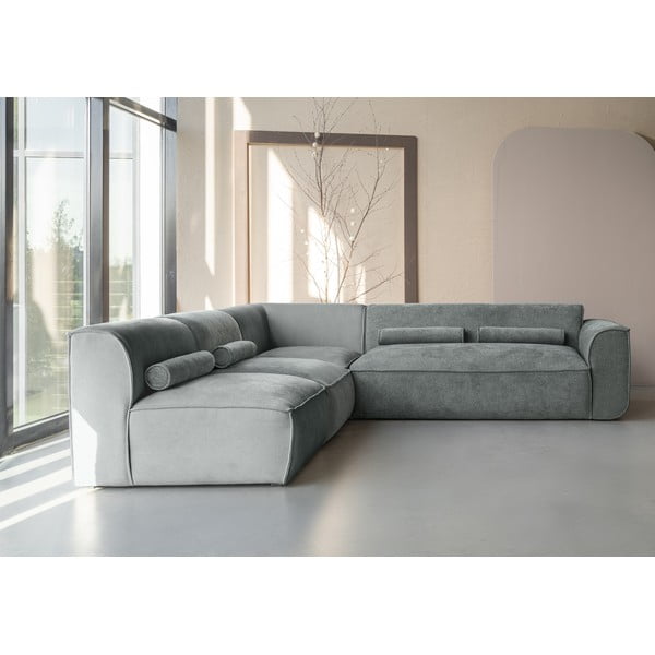 Svetlozelená rohová pohovka (ľavý roh) Flex Felix – Miuform-image-1