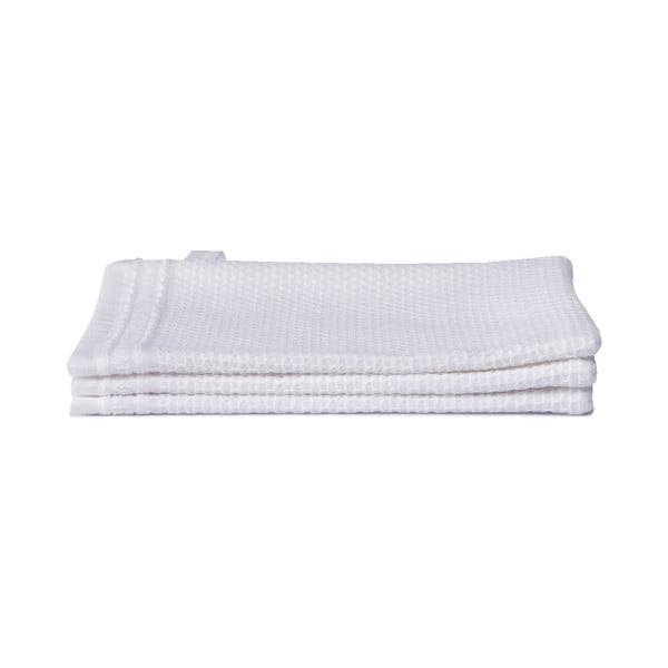 Set 3 uterákov Balance White, 16 x 21 cm