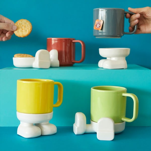 Súprava hrnčeka a misky Mr. Standy - Balvi-image-4