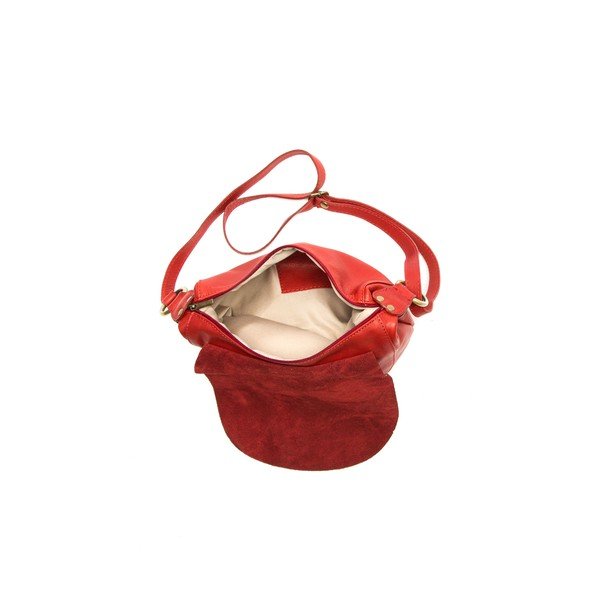 Kožená kabelka Desideria, rosso-image-4