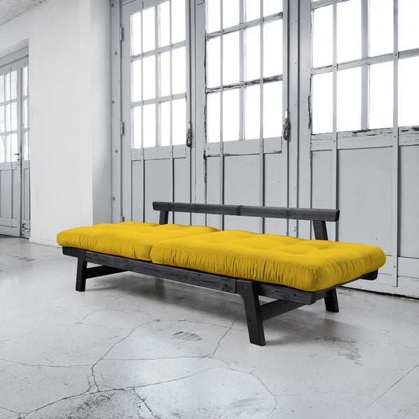 Rozkladacia pohovka Karup Step Black/Amarillo-image-3
