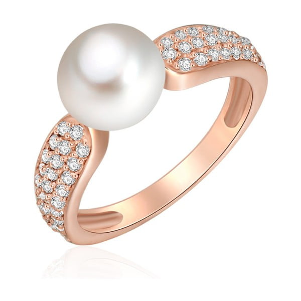 Prsteň s perlou Nova Pearls Copenhagen Kalypsó, veľ. 52