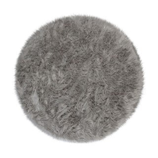 Sivý koberec Flair Rugs Sheepskin, ⌀ 120 cm