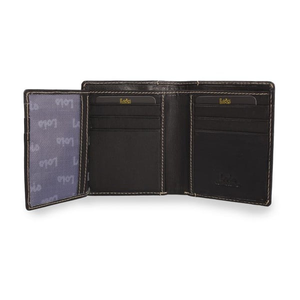 Pánska kožená peňaženka LOIS no. 320, čierna