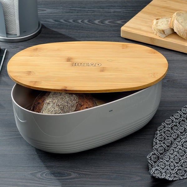 Biela dóza na chleba Kela Namur, 37,5 x 23 cm-image-1