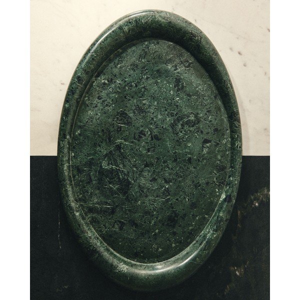 Mramorová dekoratívna tácka 28x43 cm Lenorel – Kave Home-image-3