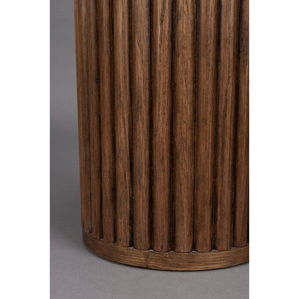 Okrúhly odkladací stolík s doskou z kameňa ø 35 cm Arda – Dutchbone-image-3