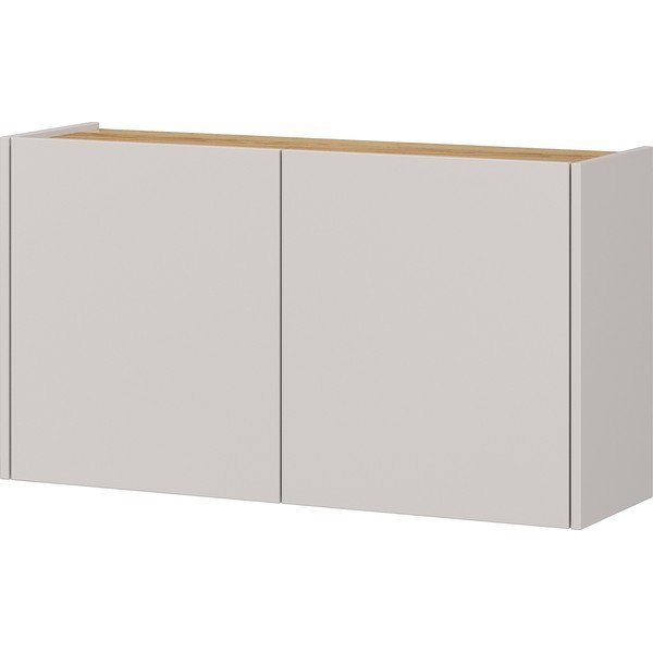 Krémovobiela závesná skrinka v dekore duba 93x52x29 cm Libbiano – Germania