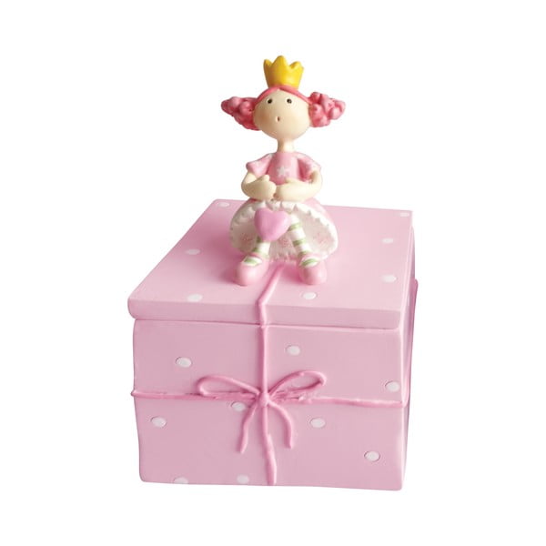 Ružový ozdobný box  na drobnosti Cofanetto