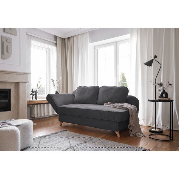 Sivá menčestrová leňoška (ľavý roh) Chic Charlotte – Miuform-image-1