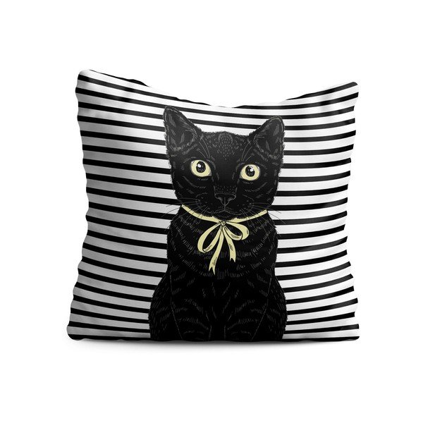 Dekoračný vankúš 40x40 cm Black Cat – OYO kids